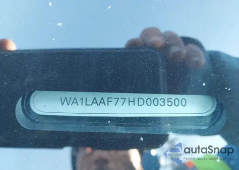 2017 Audi Q7 3.0T Premium from USA, damaged, VIN WA1LAAF77HD003500